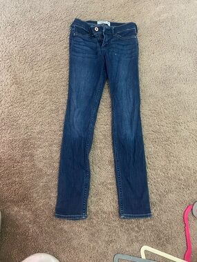 abercrombie kids Dark Blue Skinny Jeans